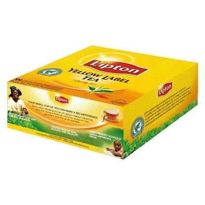 Lipton Tea Company - Teegelbes Etikett mit Umschlag 100x1,5gr