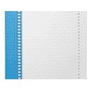 Elba - Bande cavalier n° 0 297x6mm vertical bleu 10 feuilles