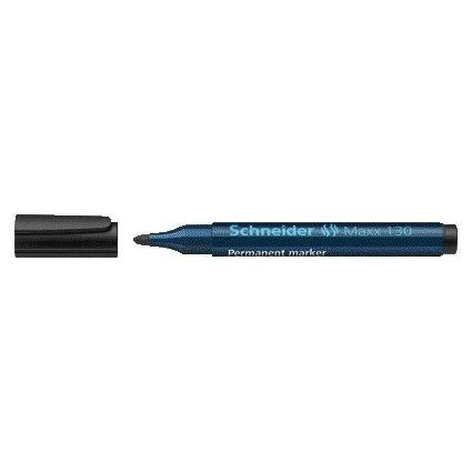 Schneider - Permanent marker maxx 130 1-3mm zwart | 10 stuks