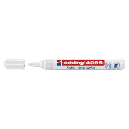Edding - Krijtstift 4095 rond 2-3mm wit | 10 stuks