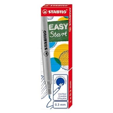 STABILO - Recharge pour stylo roller Easyoriginal, fine bleue, boîte de 3 pièces