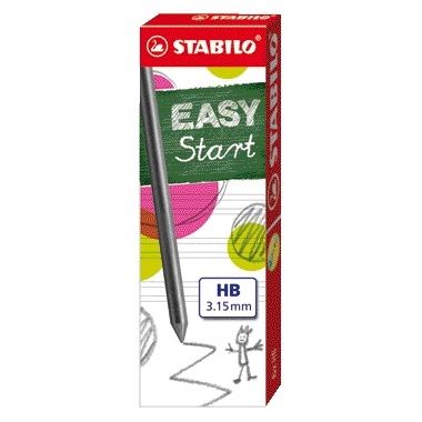 Stabilo - Crayon marqueur Easyergo 7890/6 HB 3,15mm boîte de 6 pièces
