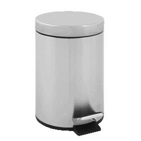 Vepa Bins - Pedaalemmer v-part 5 liter mat rvs