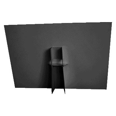Office - Foamboard steun a3 178x190mm zwart