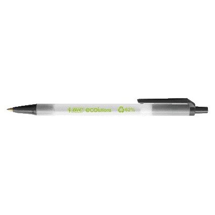 BIC - Balpen ecolutions m zwart | 50 stuks
