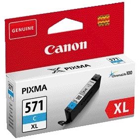 Canon - Cartouche d'encre CLI-571XL bleue
