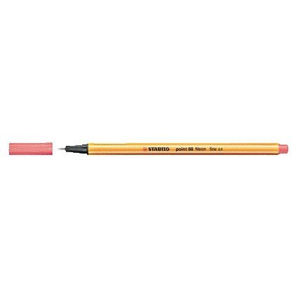 STABILO - Fineliner pointe 88/040 fine rouge fluo