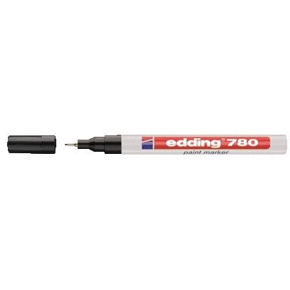 Edding - Paintmarker 780 op oliebasis 0.8mm zwart | 10 stuks