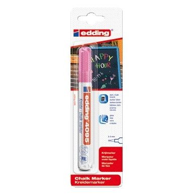 Edding - Krijtstift 4095 rond 2-3mm neon roze