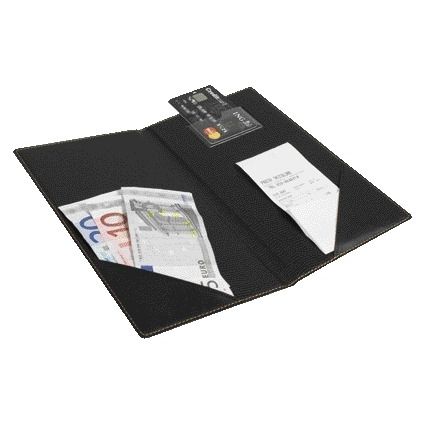 Securit - Zahlungsmappe Trendy 230x130mm schwarz