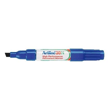 Artline - Viltstift 30 schuin 2-5mm blauw | 12 stuks
