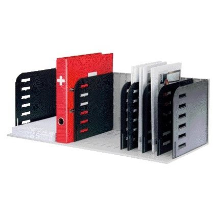 Styro - Set de compartiments rac 8 compartiments noir/gris