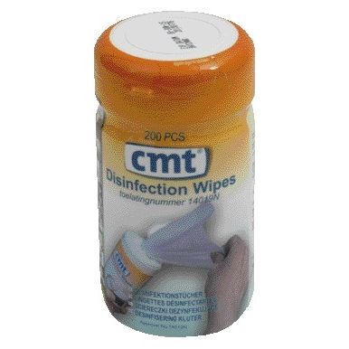 CMT – Desinfektionstücher, Dose mit 200 Stück