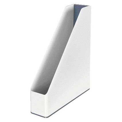 Leitz - Cassette chargeur WOW blanc/gris | 4 pièces
