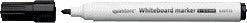 Quantore - Marqueur pour tableau blanc rond 1-1,5mm noir | 10 pièces