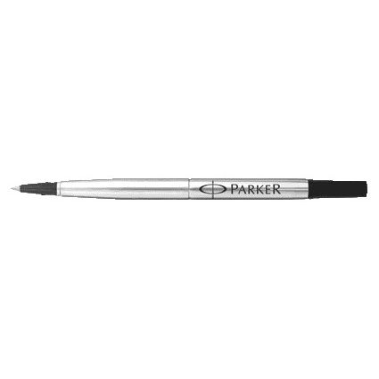 Parker - Rollerpenvulling quink f zwart | 12 stuks