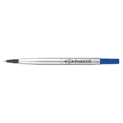 Parker - Recharge pour stylo roller Quink fin bleu | 12 pièces