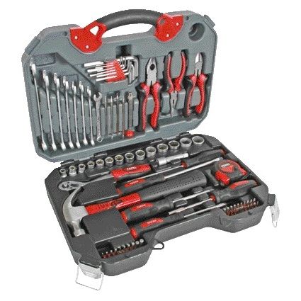Toolland - Coffret d'outils de 78 pièces dans un coffret