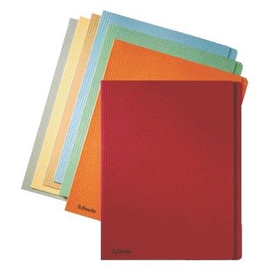 Esselte - Vouwmap A4 met overslag manilla 275gr geel