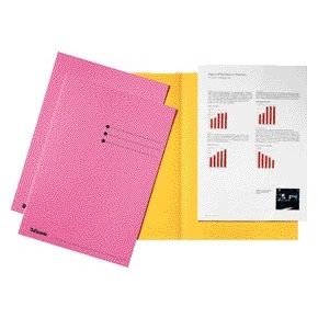 Esselte - Vouwmap a4 manilla 180gr roze