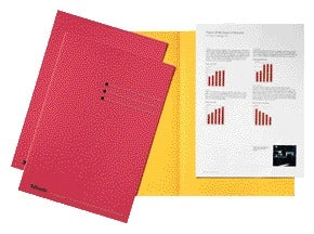 Esselte - Vouwmap A4 manilla 180gr rood