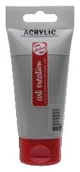 Talens Art Creation - Acrylverf Art Creation 800 zilver tube à 75ml | 3 stuks