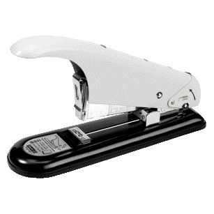 Rapid - Heftgerät Retro HD9, robust, 110 Blatt, weiß/schwarz