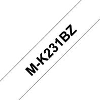 Brother - Labele ptouch mk231 12mm wit | 20 stuks