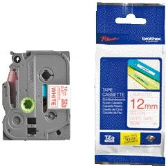 Brother - Labele P-touch TZe-232 standaard 12mm rood op wit | 25 stuks