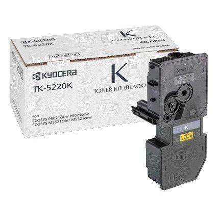 Kyocera - TK-5220K tonercartridge 1 stuk(s) Origineel Zwart