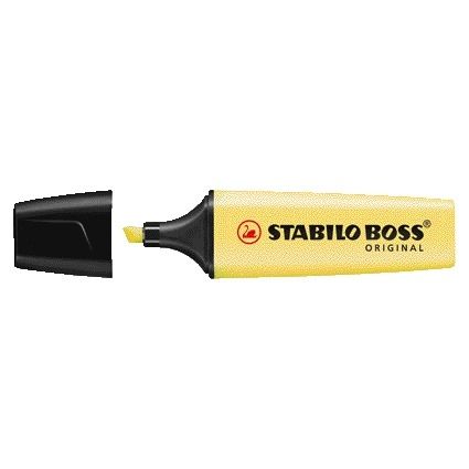 Stabilo - Surligneur BOSS Original 70/144 jaune pastel | 10 pièces
