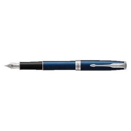 Parker - Stylo plume Sonnet laque bleue CT medium