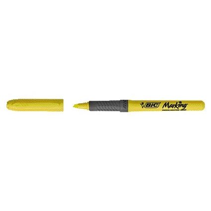 BIC - Markeerstift brite liner grip geel