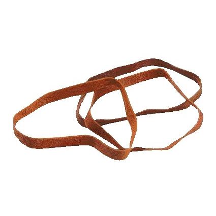 Quantore - Gummiband s 66 110x5mm 500gr 360 Stück braun