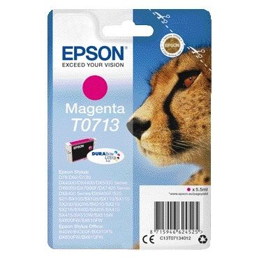 Epson - Singlepack Magenta T0713 DURABrite Ultra Ink