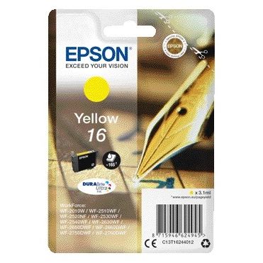 Epson - Cartouche d'encre 16 T1624 jaune