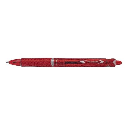 Pilot - Balpen begreen acroball m rood | 10 stuks