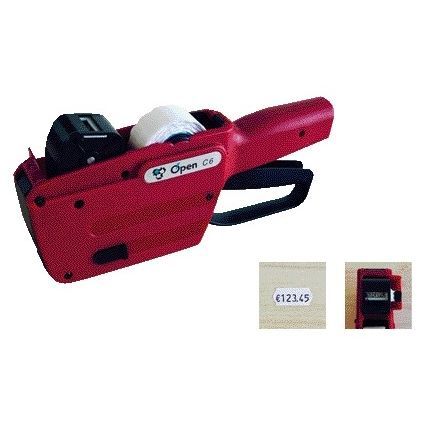 Open-Data - Beschriftungszange C6 1-zeilig 12x26mm