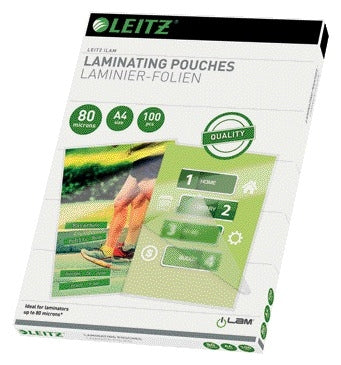 Leitz - Pochette de plastification iLAM A4 2x80microns EVA 100 pièces