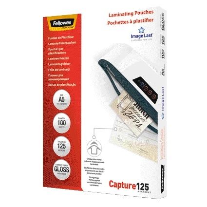 Fellowes - Pochette de plastification a5 2x125microns