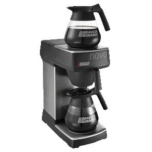 Bravilor - Koffiezeparaat novo incl glazen kan