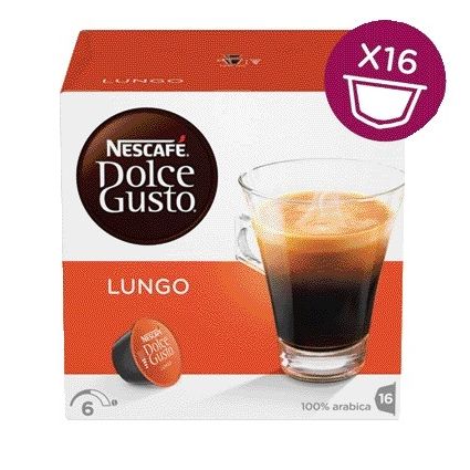 Dolce Gusto - Koffiecups lungo 16 stuks
