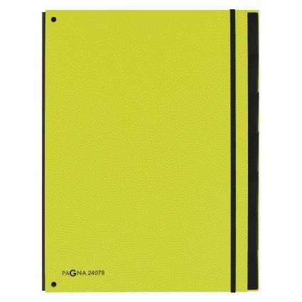 PAGNA - Sortiermappe Trend A4 7 Register apfelgrün