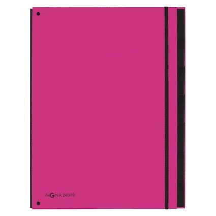 PAGNA - Sorteermap trend 7tab a4 donkerroze