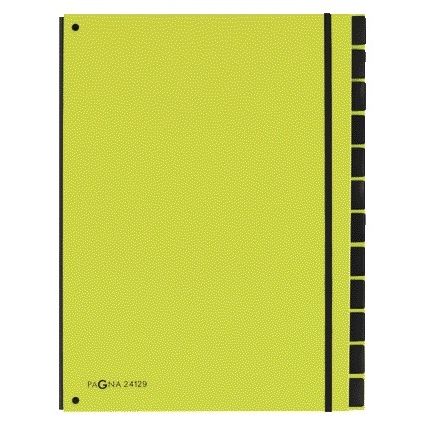 PAGNA - Sortiermappe Trend A4 12 Register apfelgrün