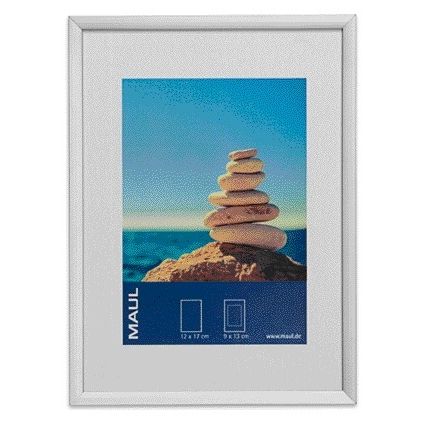 MAUL - Cadre photo design 13x18cm cadre aluminium argent