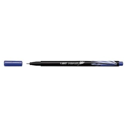 BIC - Fineliner Intensité fin bleu | 12 pièces