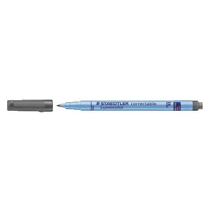 Staedtler - Filzstift Lumocolor 305 non permanent korrigierbar F schwarz