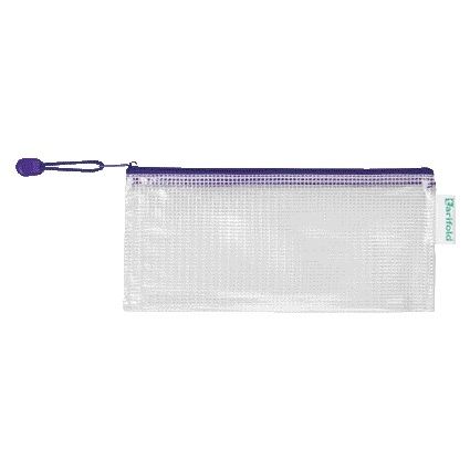 Tarifold - Aufbewahrungstasche mit Reißverschluss 250x115mm PVC blau