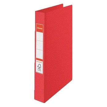 Esselte - Classeur à anneaux A4 23 anneaux O-mech 19mm PP rouge